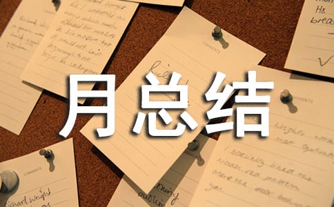 关于月总结的报告